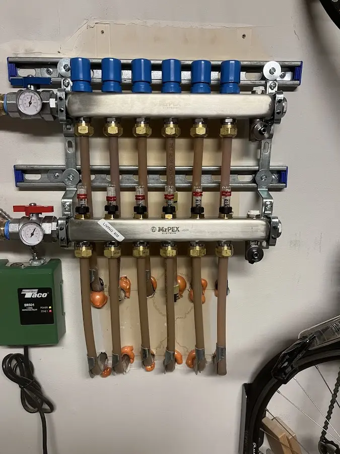 Plumber performing Gas Leak Detection at a residential property in San Clemente